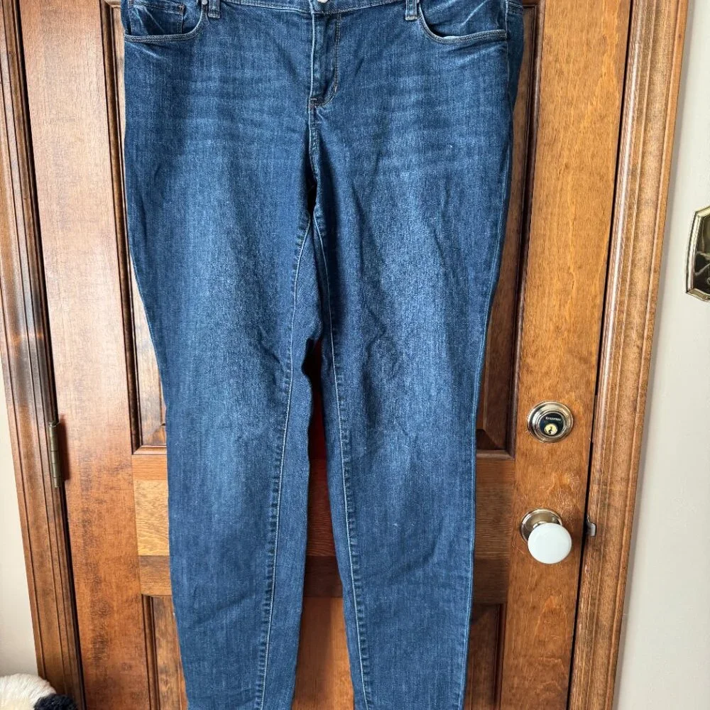 DKNY Jeans SOHO Skinny Medium Rinse 5-Pocket Denim Jeans Size  16W